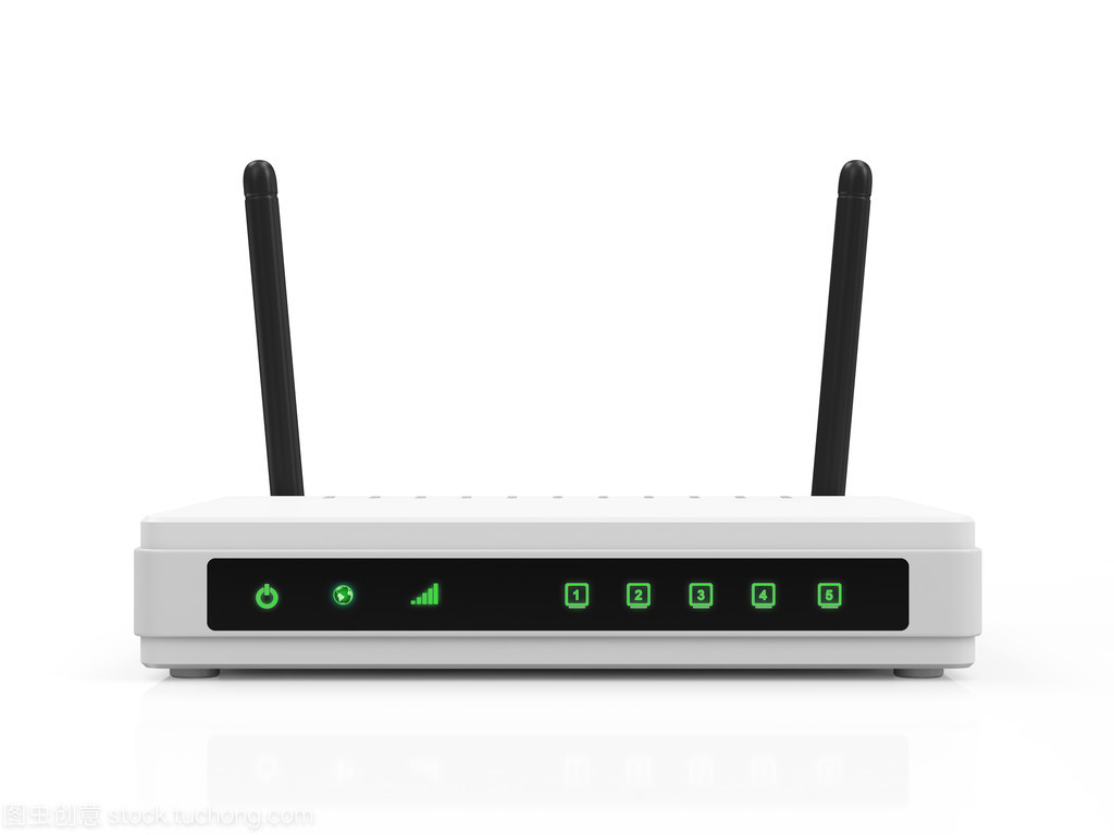 現(xiàn)代白色無線路由器 家居網(wǎng)絡美學與性能的完美融合